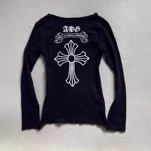 TOP American retro jacket vintage design niche black casual T-shirt women autumn