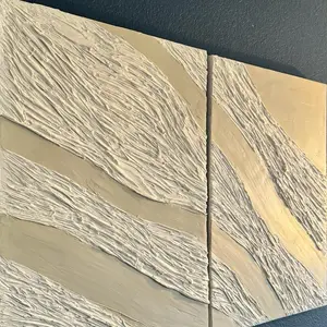 Two Piece Textured Wall Art