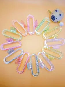 Multicolor Hair Claw Clips for Girls and Adults, Thick Hair Strong Grip Design, Rainbow Minimalist Hair Accessories, Perfect Gift