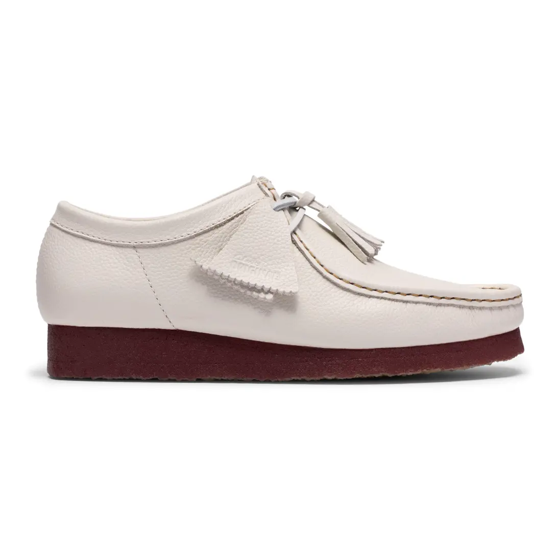 Clarks Wallabee Lo - 26185664 - White Leather