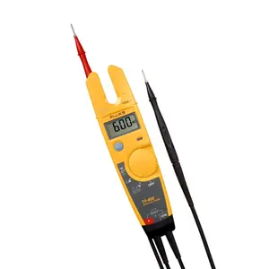 T5-600 Electrical Voltage, Continuity and Current Tester, Measures AC Current Up to 100 A Without Contact, Automatically Select AC/DC for Tests, Includes Detachable SlimReach Probe Tip