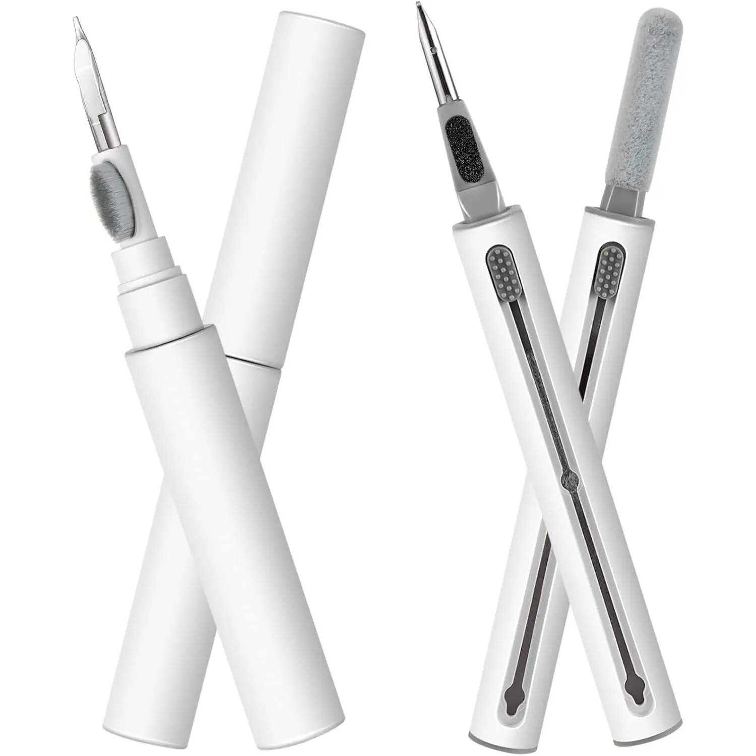 2 count Airpod Cleaner Kit, Multi-Function Cleaner Kit for Airpods  Camera Earphone Computer (White)