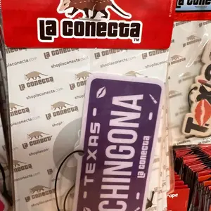Purple Chingona ice scented novelty car freshener