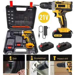 Professional Power! Cordless Brushless Impact Driver & Hammer Drill 2-in-1 Combo Kit with 2 Batteries & Charger. High Torque, Maximum Portability. The Ultimate Cord-Free Tool Kit for Demanding DIY & Jobsite Projects
