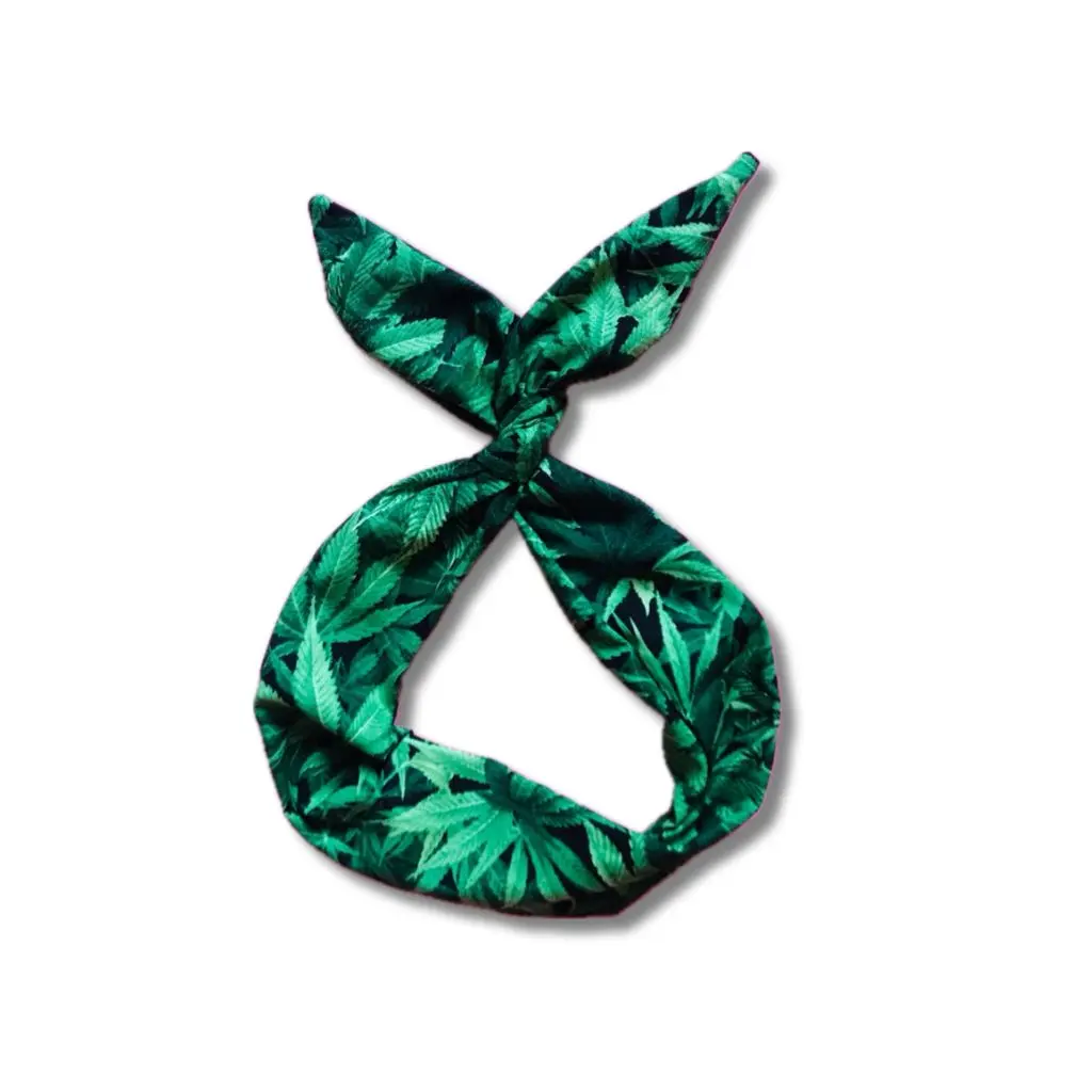 Cannabis Leaf Wire Headband