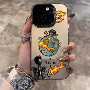 Rapper Cactus Jack iPhone 17 17 Air 16 16Promax 15 15Pro 14 14Plus 13 12 11 PRO MAX PLUS and iPhone XR XS MAX 7 8Plus 16E SE Shockproof Matte Phone Case, Personalized Pattern Design, Ideal Gift for Friends and Family