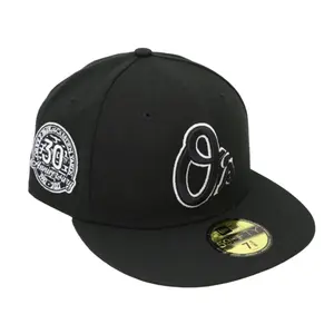 Baltimore Orioles 30th Anniversary Black Fitted Cap