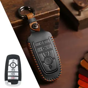 Handmade car key case suitable for Ford Raptor, F150, Edge, Explorer, Mondeo, special protective cover