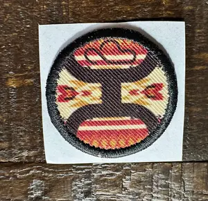 Rust Aztec Cowboy Patch