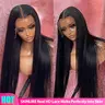 【Hot Sale】Lemoda 13x6 SKINLIKE Real HD Lace Wigs 200% Density Straight 13x4 Full Lace Frontal Wigs 15A Brazilian Straight Virgin Human Hair Lace Front Wig Invisible 0.1mm Ultra-thin Frayed Ends Tiny Knots