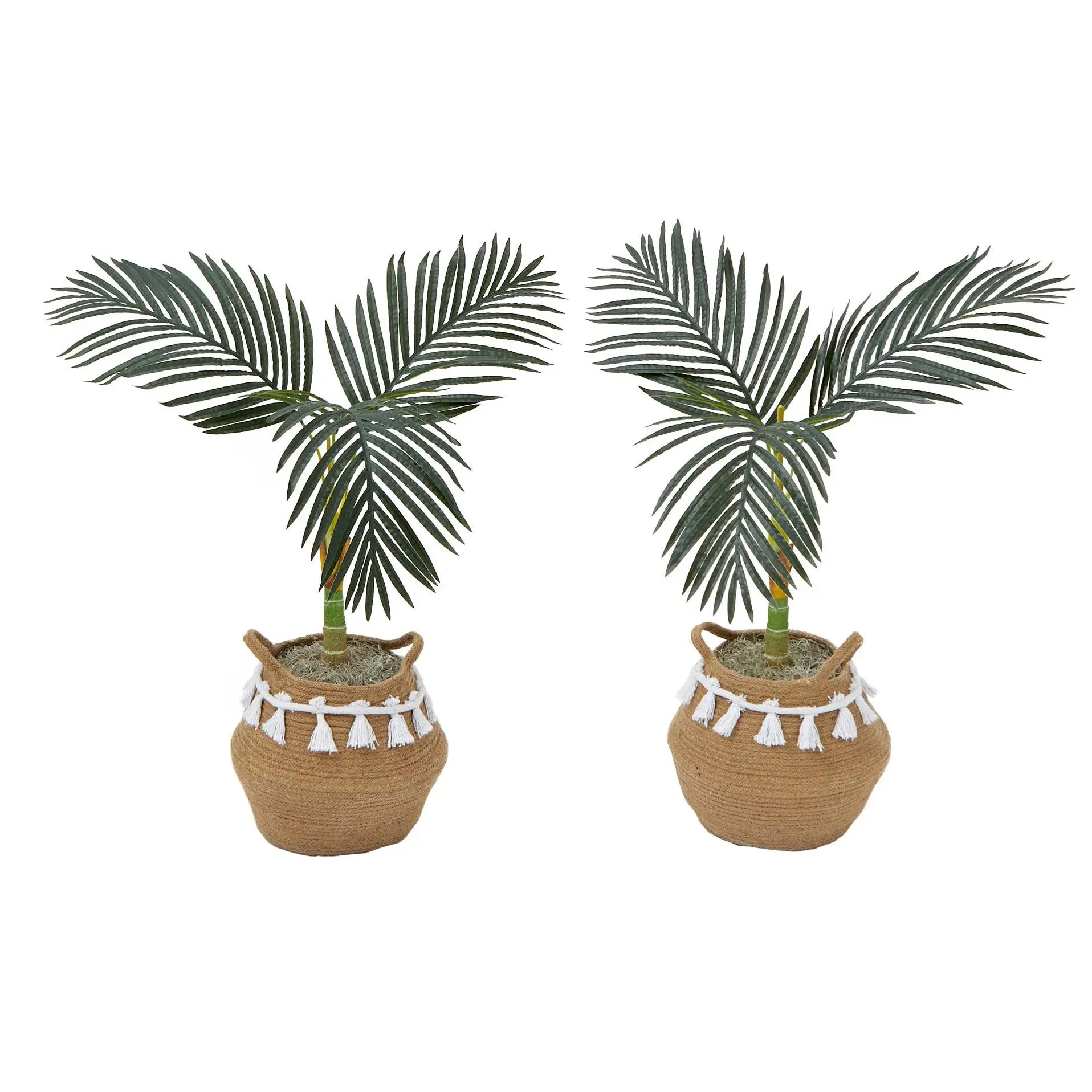 Nearly Natural S/(2) 3' Golden Cane Palm Tree DIY KIT