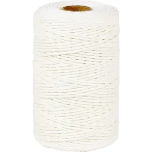 Butchers Twine String 500  2mm Twine for Cooking  Safe Crafts Bakers Kitchen Butcher Meat Turkey Sausage Roasting  Wrapping Gardening Crocheting Knitting