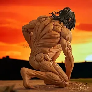 Attack on Titan Eren Levi Action Figure Shingeki no Kyojin The Founding Titan Figurine Model Desktop Ornaments 15cm Toys