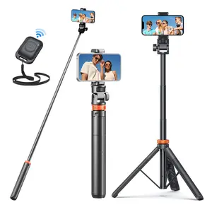 61" Upgraded Phone Tripod & Selfie Stick with Remote - Travel-Friendly Stable Stand, Compatible with iPhone 17/16/15/14 & All Android Phones