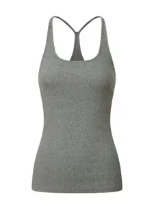2026 spring and summer new style Casual bra vest with ice silk design, backless tank top, women's outdoor wear top, basic length back-beautifying camisole top