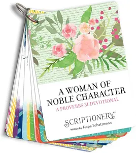 Scriptionery Proverbs 31 Woman Gifts Scripture Cards - Inspirational Mom Gifts and Devotionals for Women - Bible Verse Cards for Christian Encouragement Faith and Scripture Memory - 20 Premium Devotional Cards Printed on Durable Cardstock