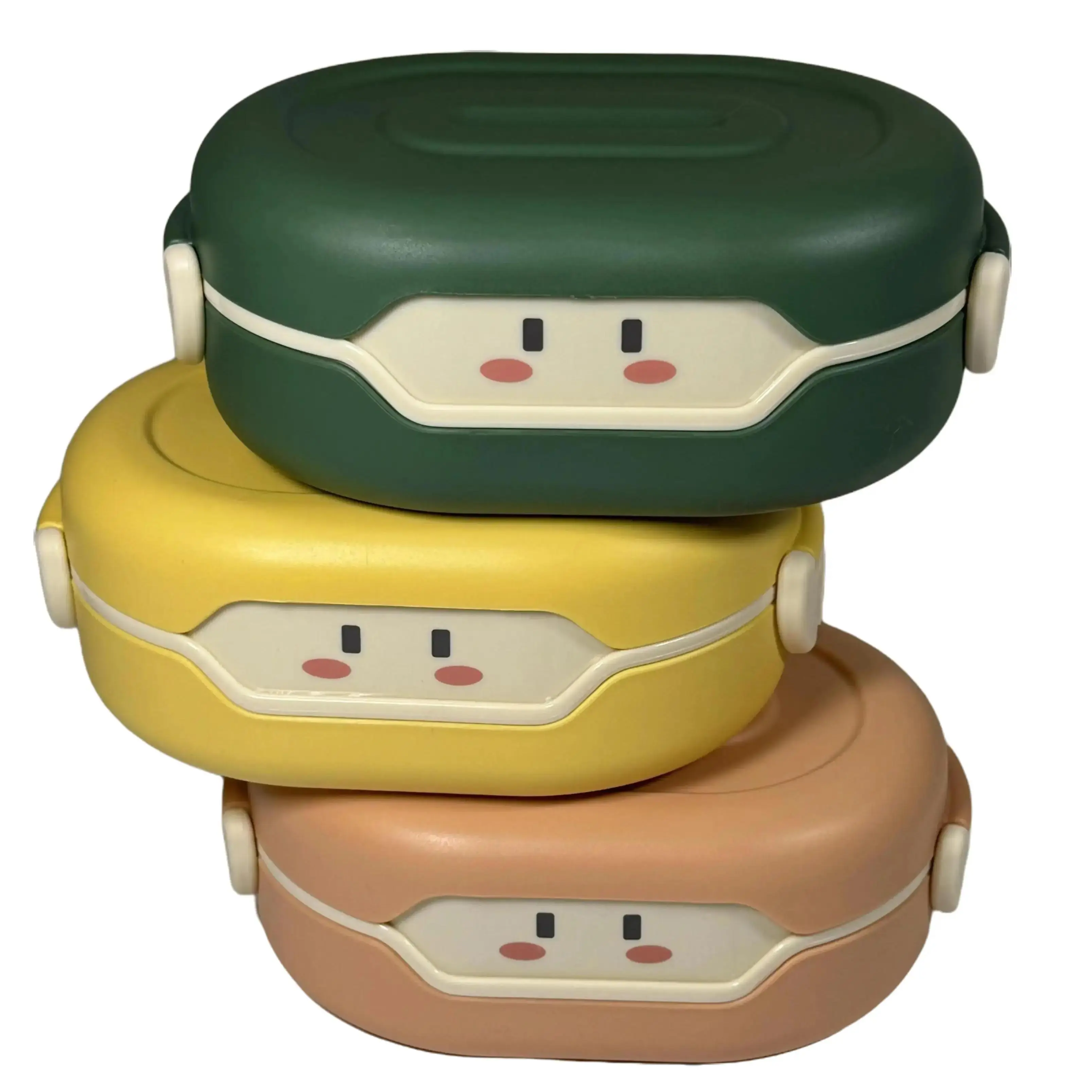 Small Snack Box with Compartments, Perfect for School, Work, Trip, and Picnic Lunch Boxes Tableware Traditional Lids