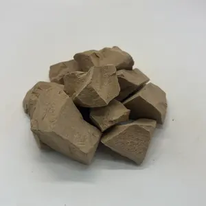 Edible Clay Chunks,Narat Brown Lumps & 200g(7oz) | Zero Additives, Cosmetic Grade, Mild Viscosity After Wetting