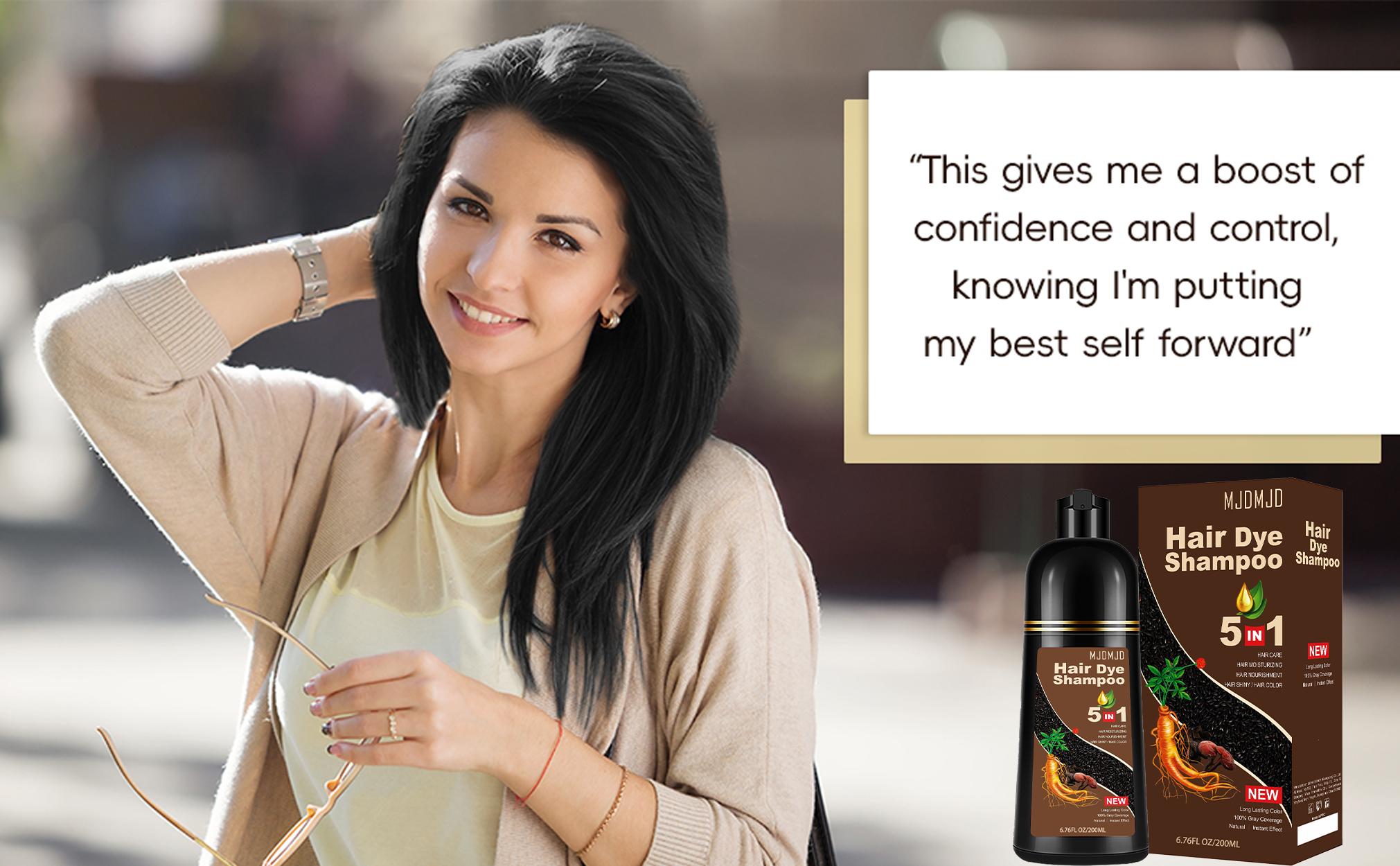 Dark Chocolate Hair Dye Shampoo 5-in-1, 200ml – Natural Herbal Formula for Gray Hair Coverage, Semi-Permanent Color, Moisturizing & Nourishing, Instant Hair Color for Women & Men, Easy At-Home Use, Travel-Friendly & Convenient Dark Chocolate Hair Dye Shampoo 5-in-1, 200ml – Natural Herbal Formula for Gray Hair Coverage, Semi-Permanent Color, Moisturizing & Nourishing, Instant Hair Color for Women & Men, Easy At-Home Use, Travel-Friendly & Convenient