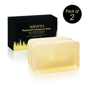 [Pack of 2] Phytoncid Transparent Soap For Sensitive Dry And Normal Skin Daily Scent