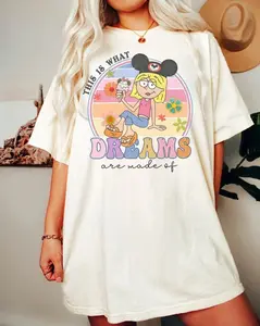 WDW Retro 90s Cute Mickey Lizzie McGuire Shirt, This Is What Dreams Are Made Of Tee, Magic Kingdom WDW Family Vacation Gift