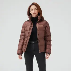 Fitouch Los Women's Down Puffer Jacket Bomber Coat | Thickened | 700+ Fill Power