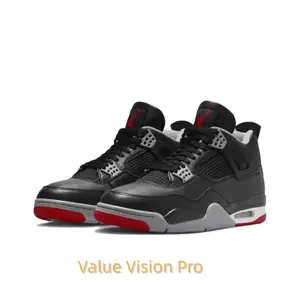 Black and Red High-Top Basketball Shoes with Mesh Panels