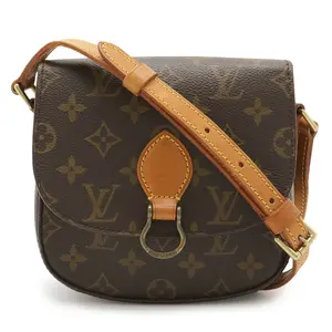 Pre-owned Louis Vuitton Canvas Shoulder Bags Mini Sac Flan Monogram Shoulder Bag