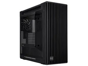 ASUS ProArt PA602 E-ATX Computer Case, 420mm radiator support, Dual 200mm built-in fans, front panel IR dust indicator, power lock latch, tool-less PCIe mounting & GPU Holder, 20Gbps USB-C front I/O