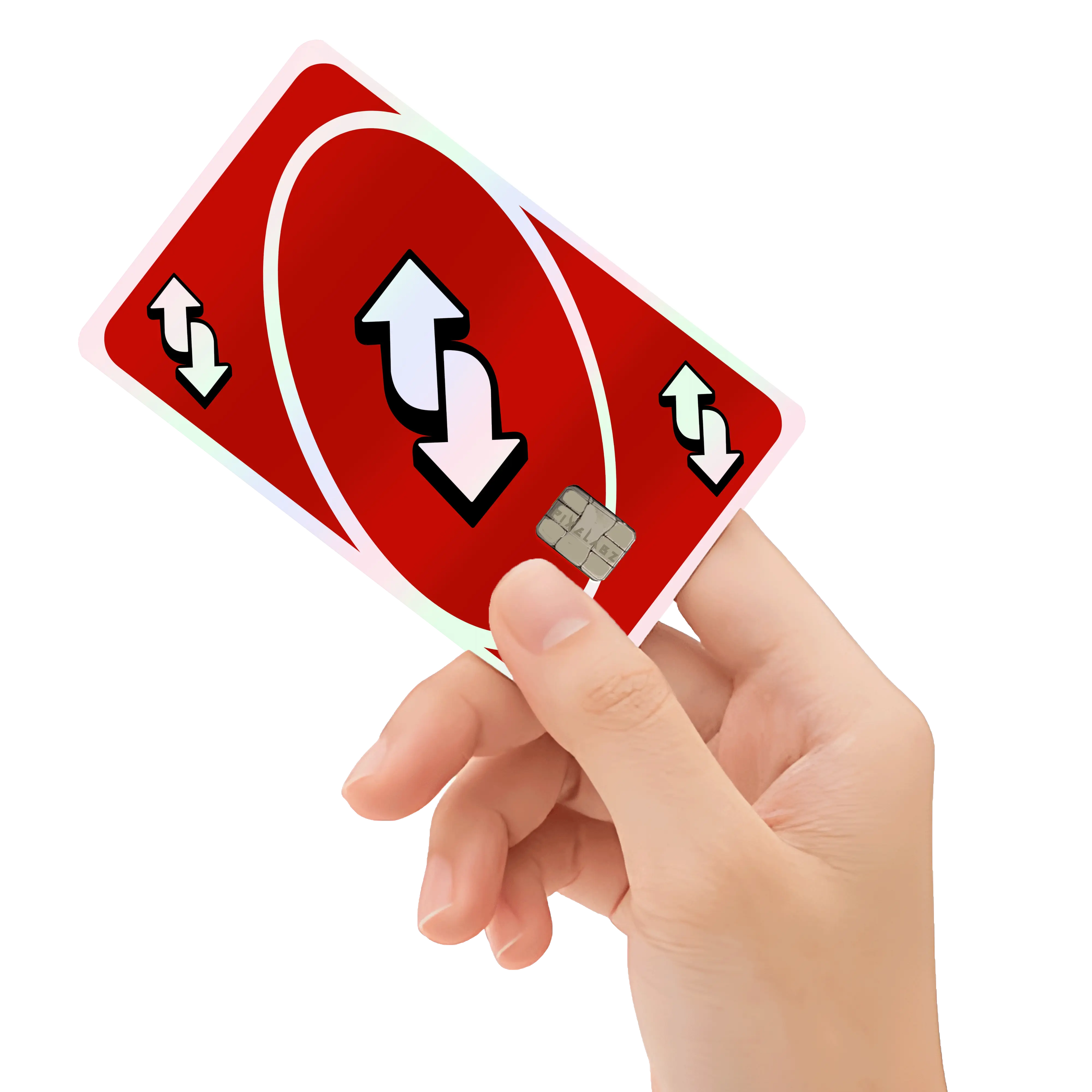Uno Reverse Draw +4 Holographic Credit Card Decal - TikTok Shop Uno Reverse Draw +4 Holographic Credit Card Decal - TikTok Shop
