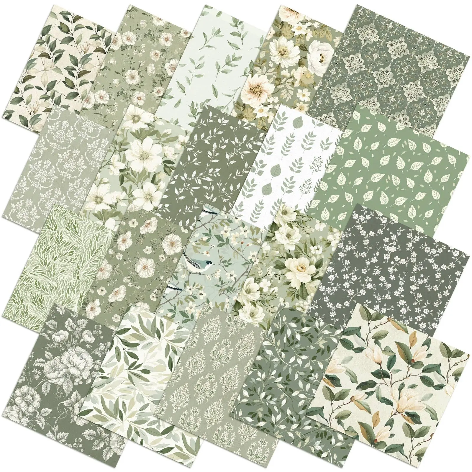 Sage Green Floral