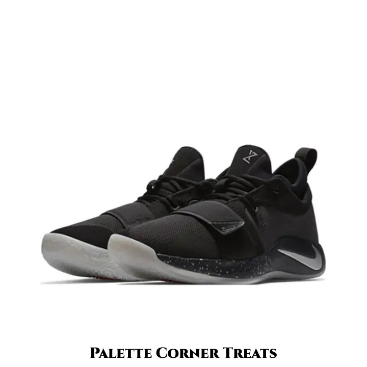 Stretch Knit Fabric Low Top Athletic Sneakers All Black Upper Starry Speckled Midsole Silver Metallic Accent Adjustable Instep Strap Frosted Translucent Outsole Non-Slip Court Sports Shoes With Full Original Box