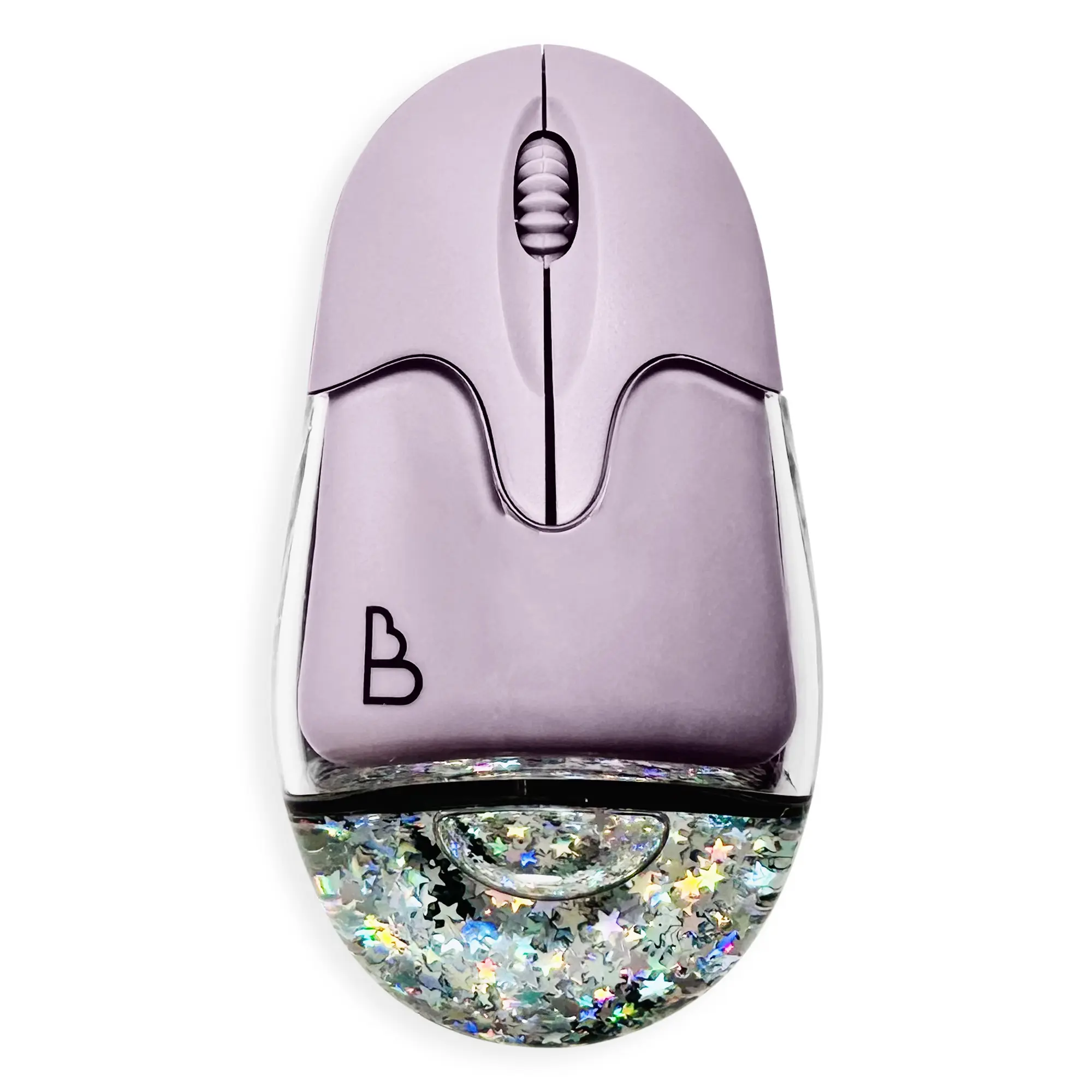 BB Liquid Glitter Wireless Mouse Purple