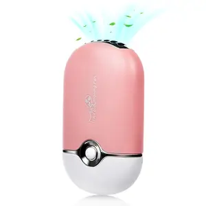 Lash Fan Mini Portable Eyelash Fan Handheld for Eyelash Extension Rechargeable USB C Air Cooling Blower with Built in Sponge Lash Extension Application