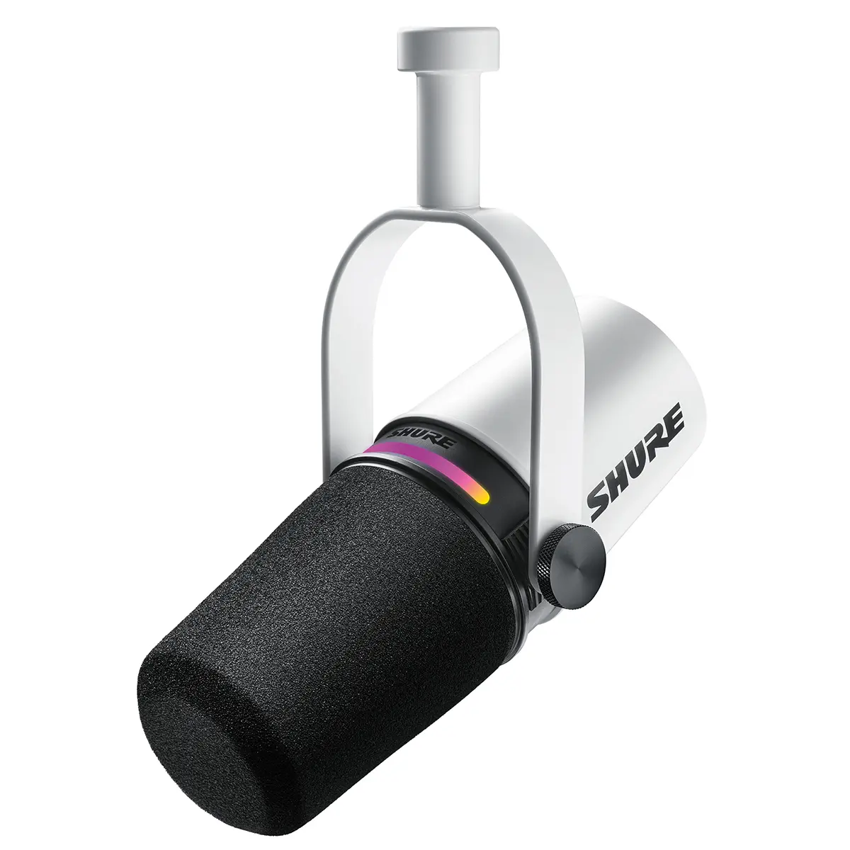 Shure Incorporated Digital Audio MV7-W Cardioid Dynamic Microphone - Dual-Output, White