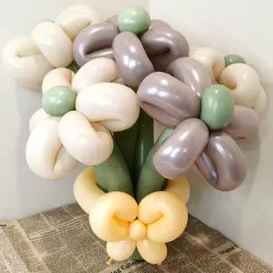 Balloon Flower Bouquet DIY Kit, Biodegradable Eco Professional Quality  Latex Balloon