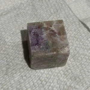 Amethyst Cube - Mined near Thunder Bay- Collectible Crystal - Purple