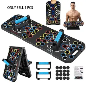Portable Foldable Push-Up Board, Home Use Push-Up Rod, Floor Push-Up Handle, Professional Strength Training Equipment for Men and Women