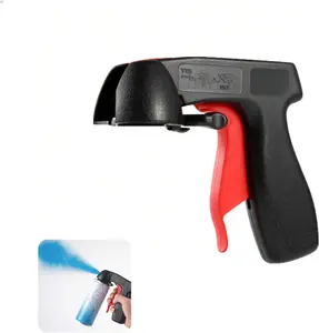 2PCS Instant Aerosol Trigger Handle, Instantly Converts Spray Cans into Spray Guns, Reusable, Clip-On & Off, Full Comfort Hand Grip Universal Fits for Spray Paint, Adhesives, Lubricants