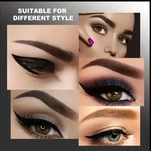 5-Color 4 Split eyebrow Pen, Waterproof Eyebrow Gray Brown Tint Stick, Long Lasting Eyebrow Tattoos Natural Eyebrow Shaping Pen Makeup Flawless Cosmetic
