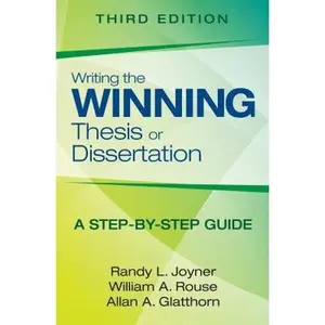 USED-Writing the Winning Thesis or Dissertation: A Step-By-Step Guide by Joyner, Randy L. (Paperback)