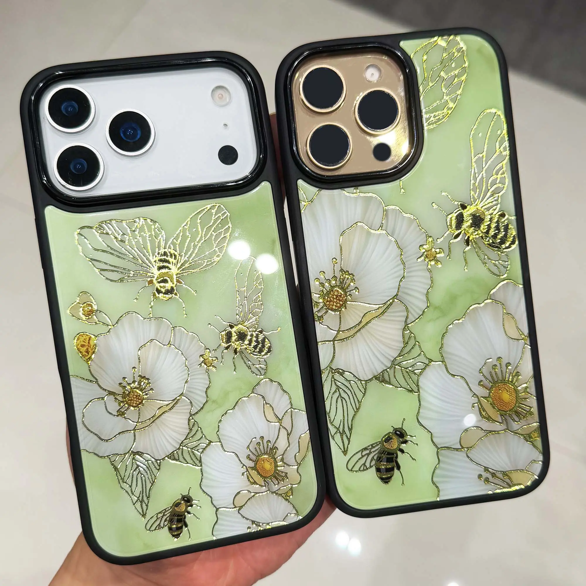 Bees and flowers