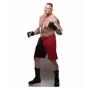 Advanced Graphics WWE 1327 Brock Lesnar Sports Cardboard Cutout, Lightweight 75 x 32 in Brawl Shorts Themed Home Decor for Watch Party