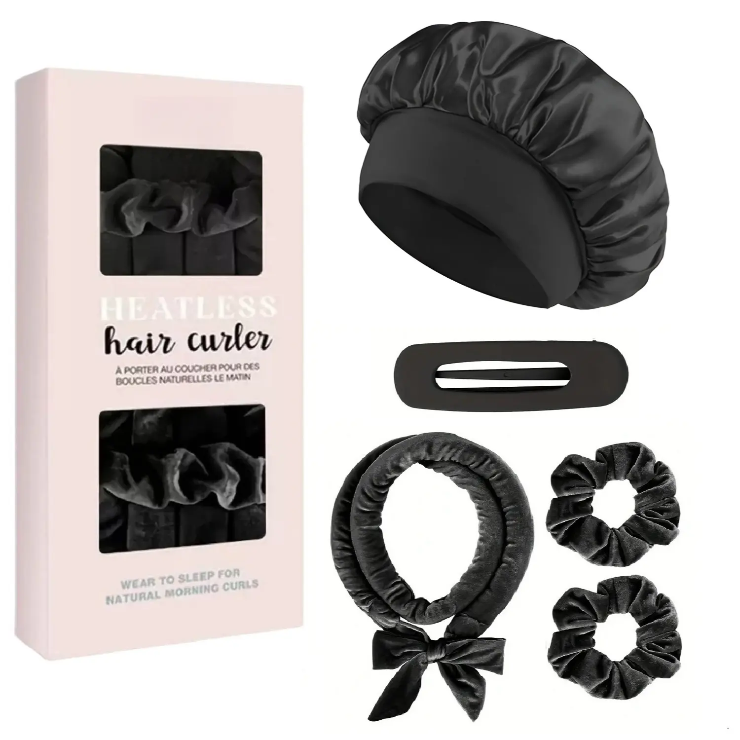 Black Stretch Cap