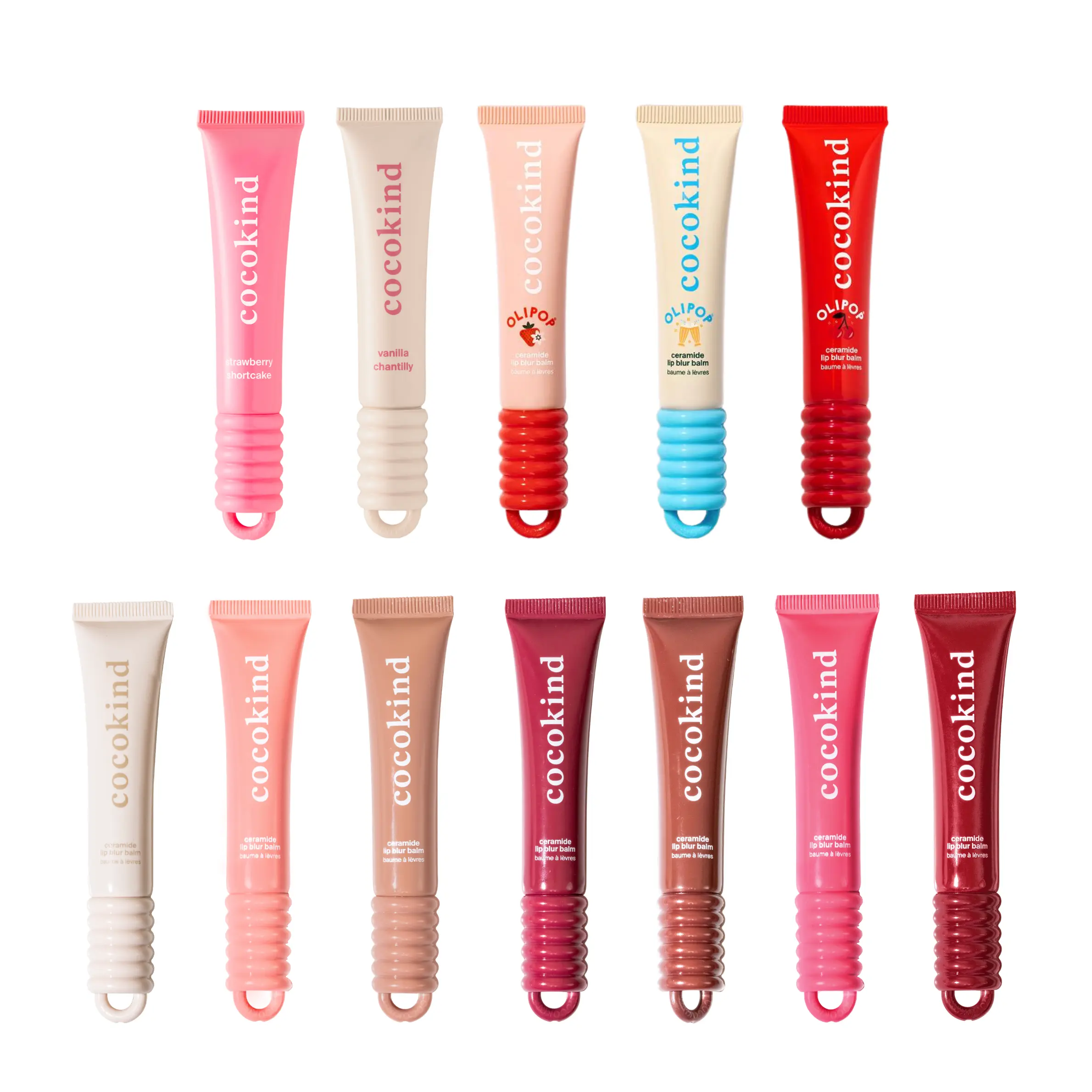 [cocokind] Ceramide Lip Blur Balm | Hydrating Tinted Lip Balm | Ceramide + Peptides | Nourishing & Glossy Finish