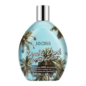 Jeallis Double Dark Tanning Lotion for Tanning Beds and Outdoor Sun 400ml