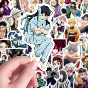 80PCS  Demon Slayer Anime Stickers KamadoNezuko Cartoon Decals DlY Phone Laptop LuggageCool Sticker for Kid Toy Gift