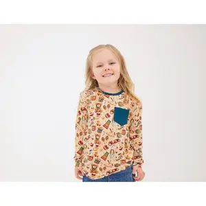 LONG SLEEVE POCKET TEE - SANTAS WORKSHOP