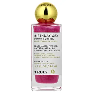 Truly Beauty Birthday Sex Luxury Body Oil, 3.1 fl oz (90 ml)