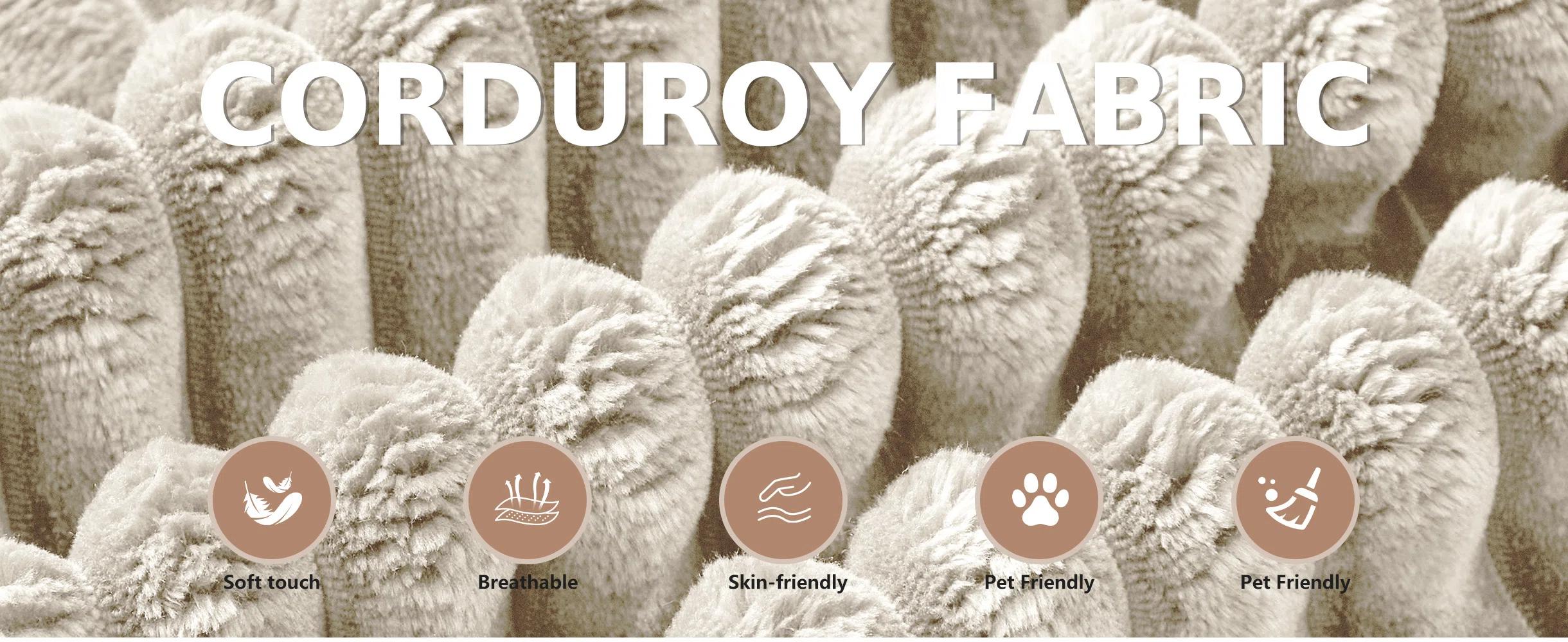 108” Modular Sectional Cloud Sofa For Living Room Modern Minimalist Couch With L-shaped Chaise Upholstered Corduroy Couch , Deep Seat, No Assembly Required